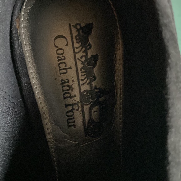 Coach Black Suede Booties Sz 9 - Picture 7 of 7